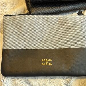 Acqua Di Parma Black and White Toiletry Bag Air Canada